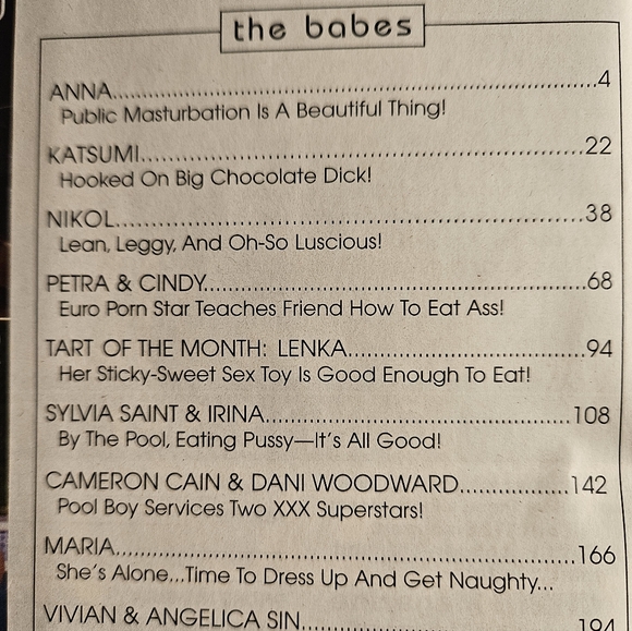 Vintage Cheri Magazine with Yellow Cover November 2005 - Picture 4 of 8